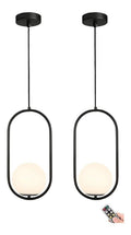 Luminaire Blanc et Dore a silhouette graphique de type suspension
