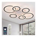Solution lumineuse Noir et Blanc au dessin sobre en format plafonnier 72W 3000 K