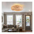 Plafonnier Ambre et Rouge a presence elegante et lumiere agreable E27 QZ-2502