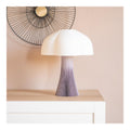 Luminaire Noir a silhouette graphique de type lampe de table E14