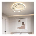 Lustre Noir et Blanc au style moderne avec conception fonctionnelle 3000K 28-2555