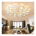 Solution lumineuse Blanc et Ambre au dessin sobre en format lustre 108 W