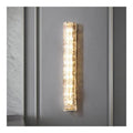 Applique murale decoratif Blanc et Dore avec diffusion lumineuse harmonieuse 16W