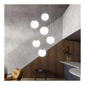 Solution lumineuse Ambre au dessin sobre en format suspension