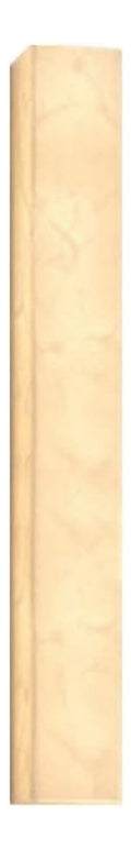 Applique murale Blanc et Ambre a presence elegante et lumiere agreable 12W