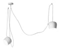 Eclairage Noir et Blanc contemporain en version suspension 40 W E27