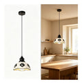 Eclairage Noir contemporain en version suspension