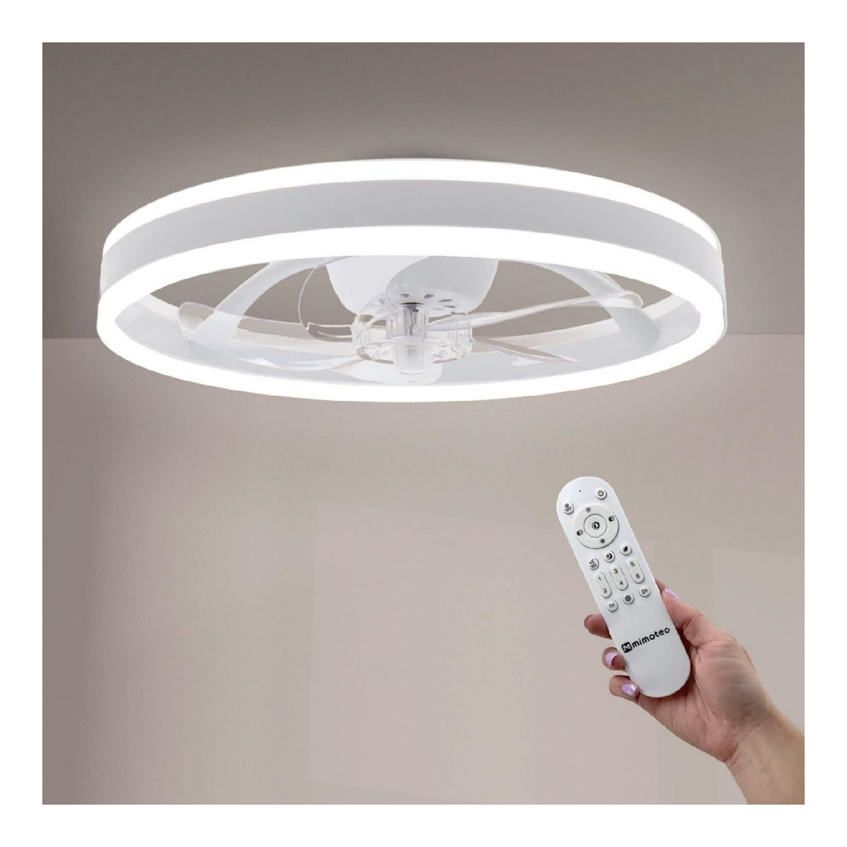 Solution lumineuse Blanc et Ambre au dessin sobre en format luminaire 36W IP20 3000 K