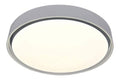 Solution lumineuse Ambre et Rouge au dessin sobre en format plafonnier