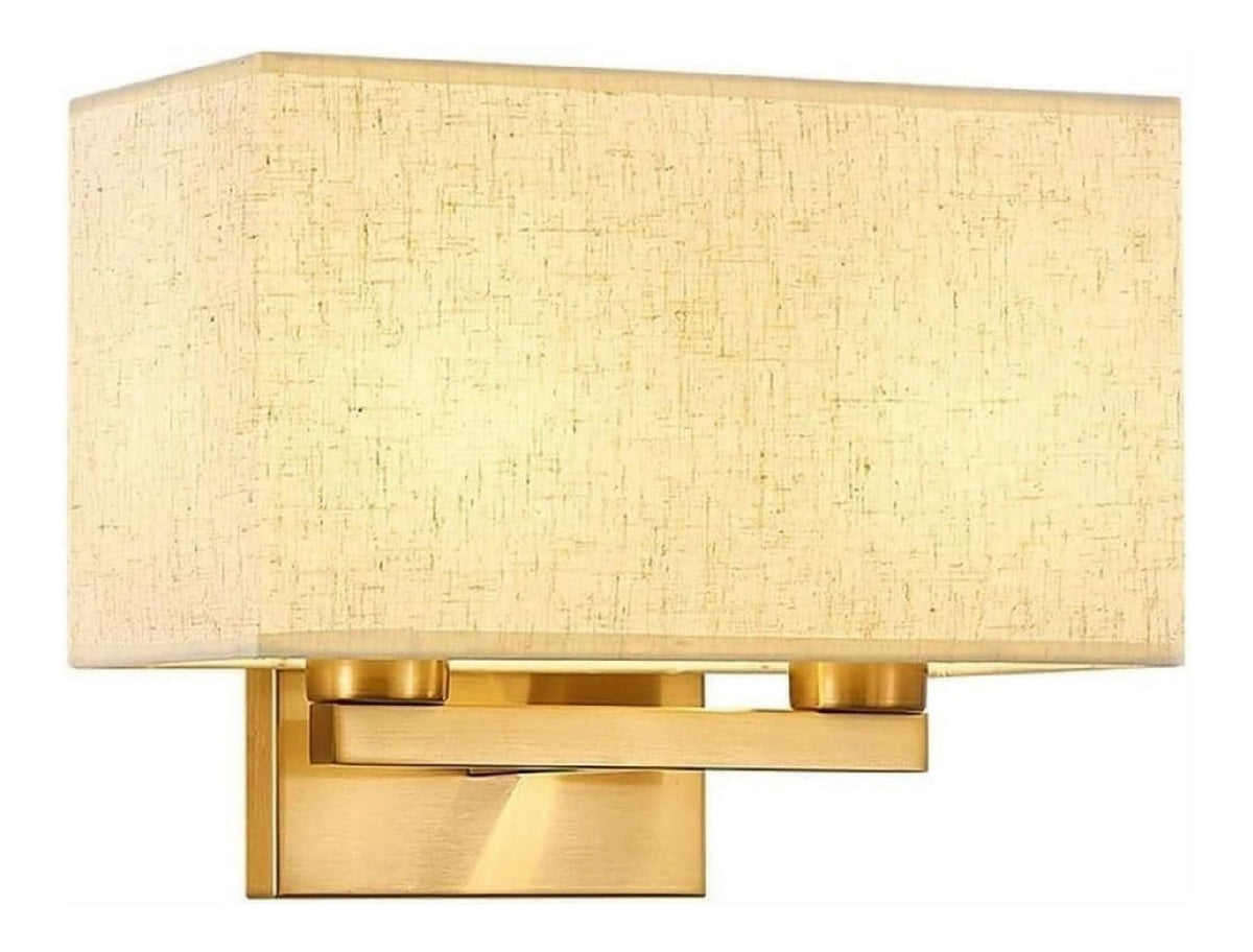 Solution lumineuse Dore et Ambre au dessin sobre en format applique murale 40 W E27