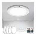 Solution lumineuse Rouge au dessin sobre en format plafonnier IP44 3000 K