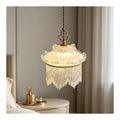 Suspension Dore et Ambre au style moderne avec conception fonctionnelle E27 9M-9304