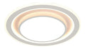 Plafonnier decoratif Blanc et Ambre avec diffusion lumineuse harmonieuse 8H-3390