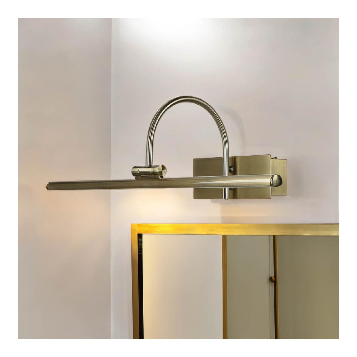 Applique murale Blanc et Ambre aux lignes epurees avec eclairage confortable 8W 3000K
