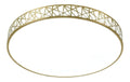 Luminaire Blanc et Ambre a silhouette graphique de type plafonnier 26 W 6000K