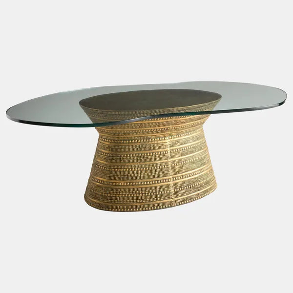 Mesa de centro Pearles, verde p¨¢tina