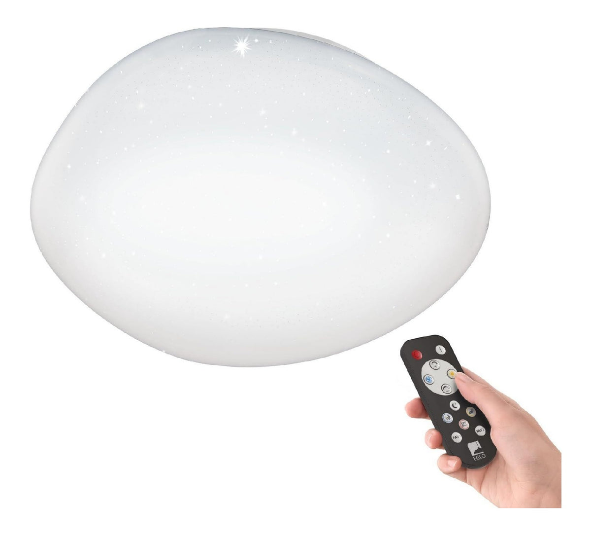 Plafonnier Blanc et Ambre au style moderne avec conception fonctionnelle 7Y-5288