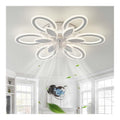 Luminaire Blanc et Ambre a silhouette graphique de type lustre Q1-2377