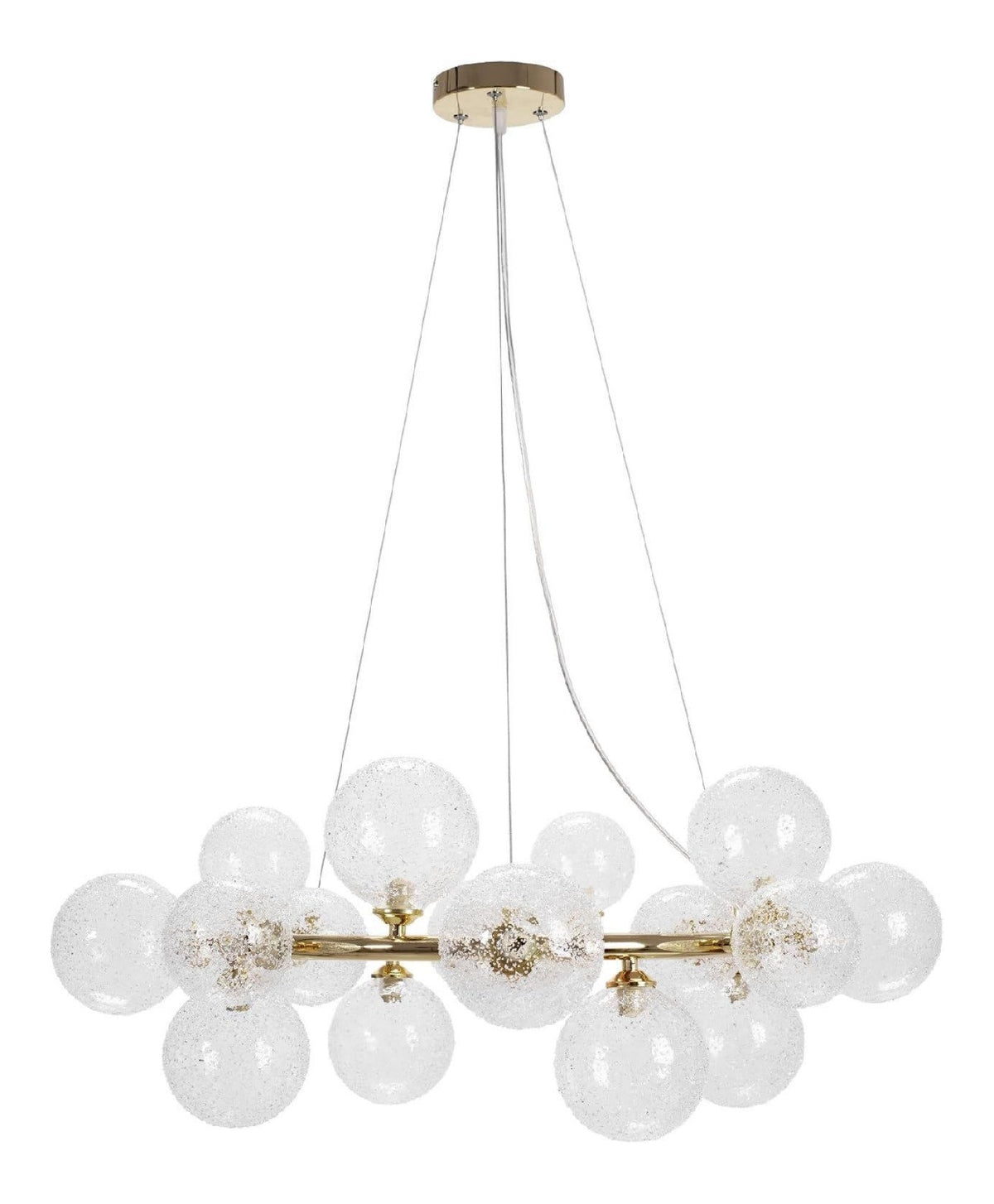 Suspension decoratif Ambre avec diffusion lumineuse harmonieuse