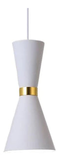 Solution lumineuse Ambre et Rouge au dessin sobre en format suspension E27 V4-4605