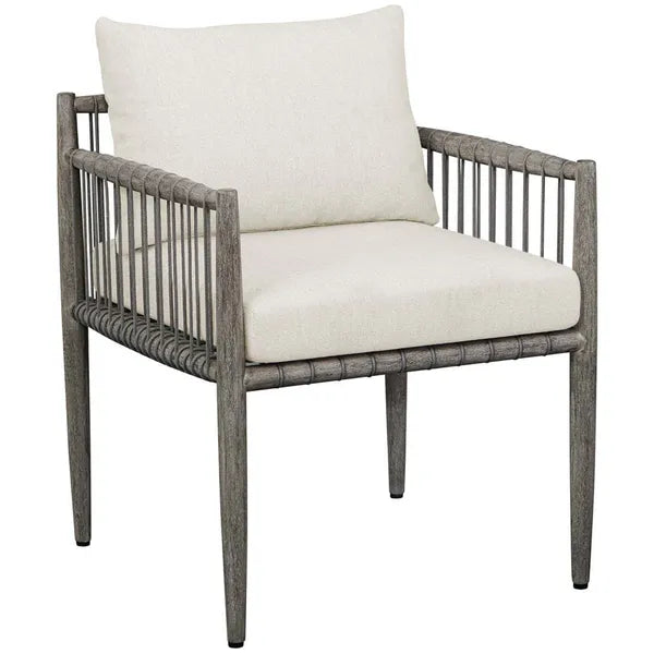 Silla de comedor exterior Borneo, oyster, set de 2