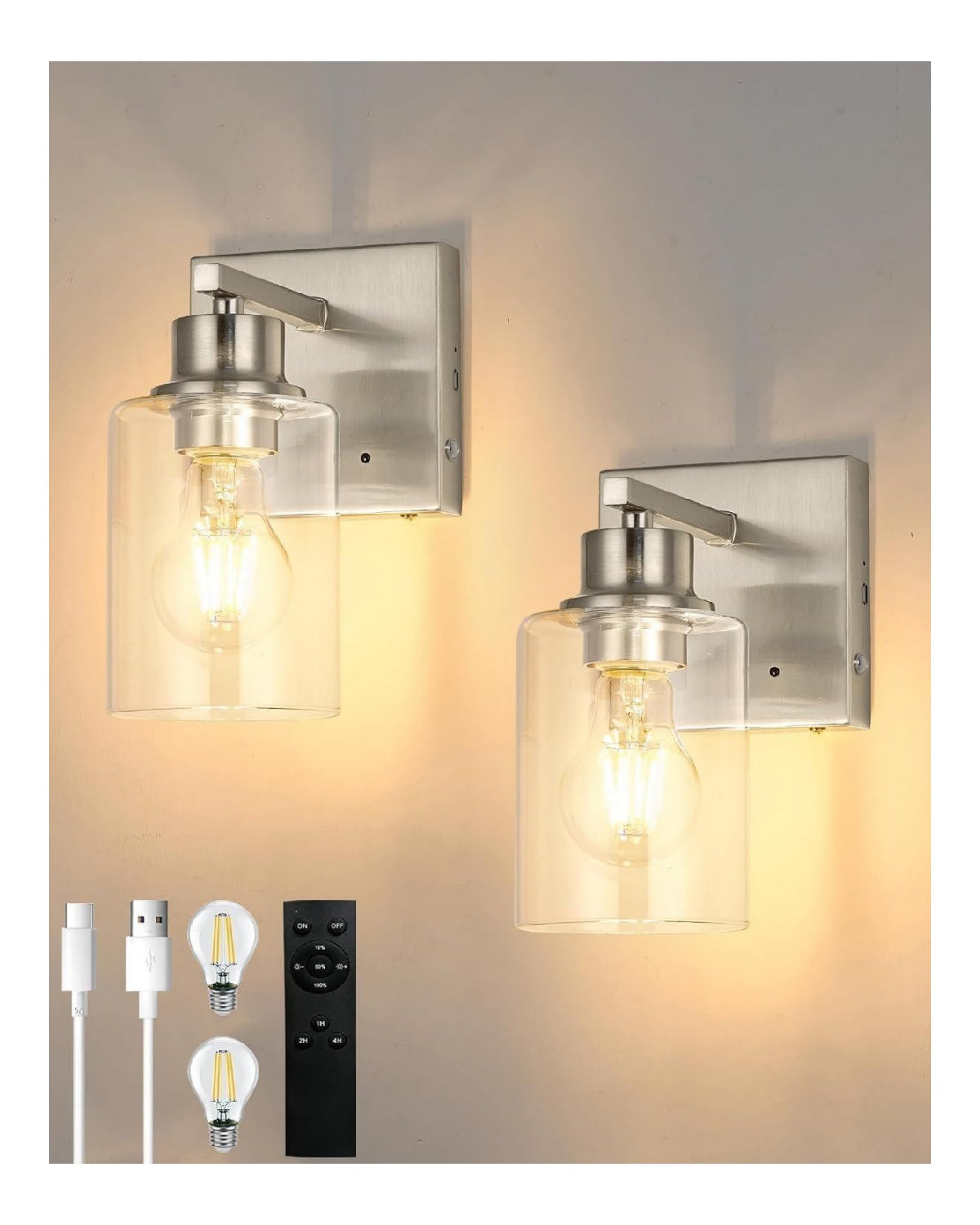 Applique murale decoratif Ambre avec diffusion lumineuse harmonieuse