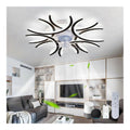 Lustre Noir et Ambre au style moderne avec conception fonctionnelle FY-1301