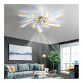 Lustre Blanc et Dore au style moderne avec conception fonctionnelle TS-2668