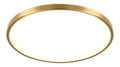 Plafonnier decoratif Blanc et Dore avec diffusion lumineuse harmonieuse