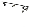 Rail de spots decoratif Noir et Ambre avec diffusion lumineuse harmonieuse IP20 GU10