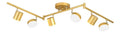 Luminaire Noir et Dore a silhouette graphique de type plafonnier 42 W