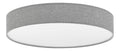 Solution lumineuse Blanc et Gris au dessin sobre en format plafonnier