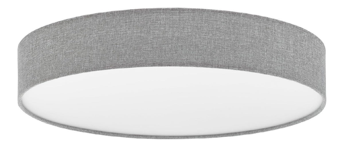 Solution lumineuse Blanc et Gris au dessin sobre en format plafonnier