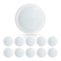 Solution lumineuse Blanc et Ambre au dessin sobre en format spot de plafond 5 W 2700 K