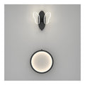 Applique murale decoratif Noir et Blanc avec diffusion lumineuse harmonieuse 15 W 3000K