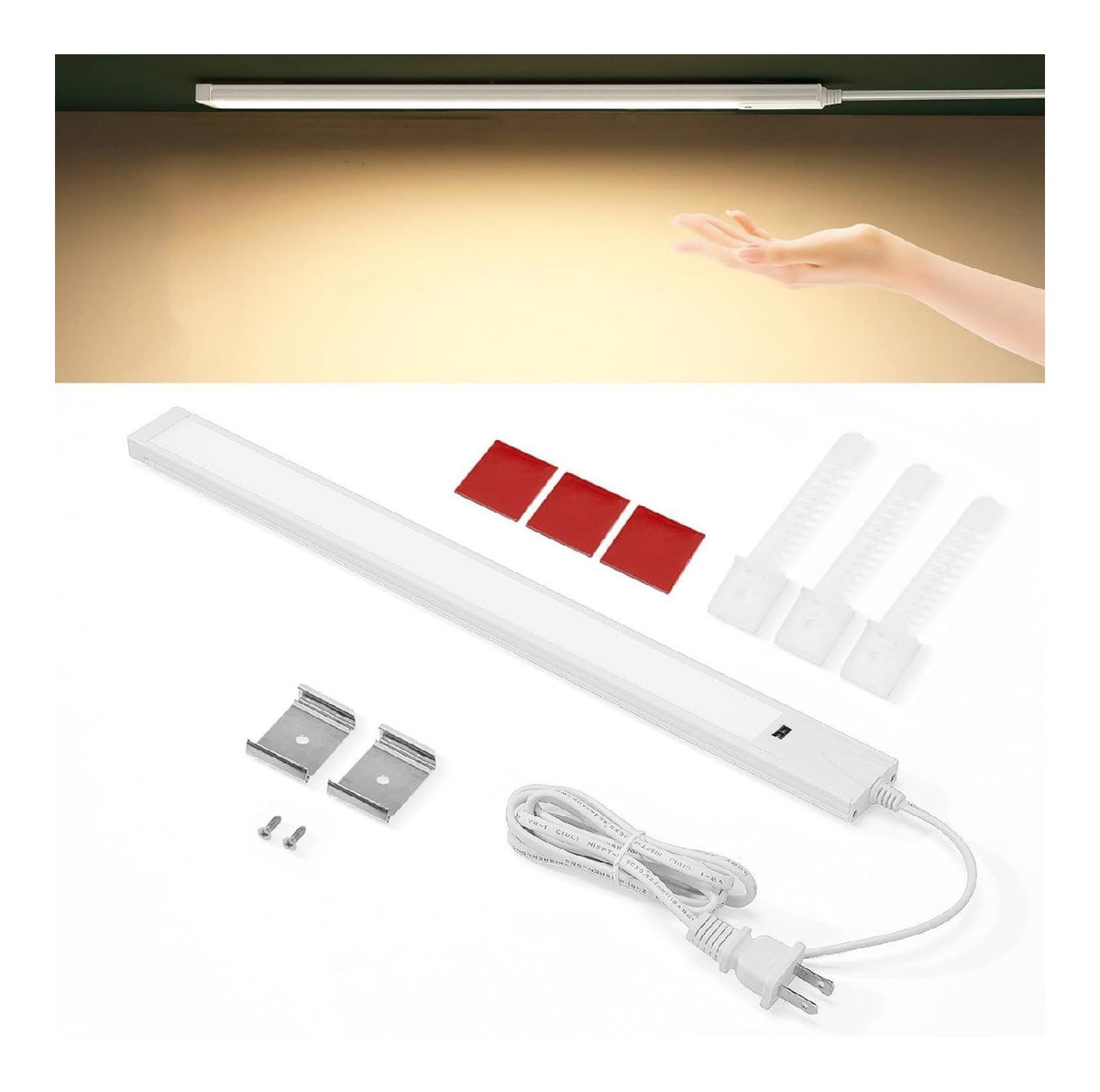 Luminaire decoratif Blanc et Rouge avec diffusion lumineuse harmonieuse 8 W 3000 K