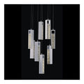 Luminaire Noir a silhouette graphique de type suspension TZ-6912