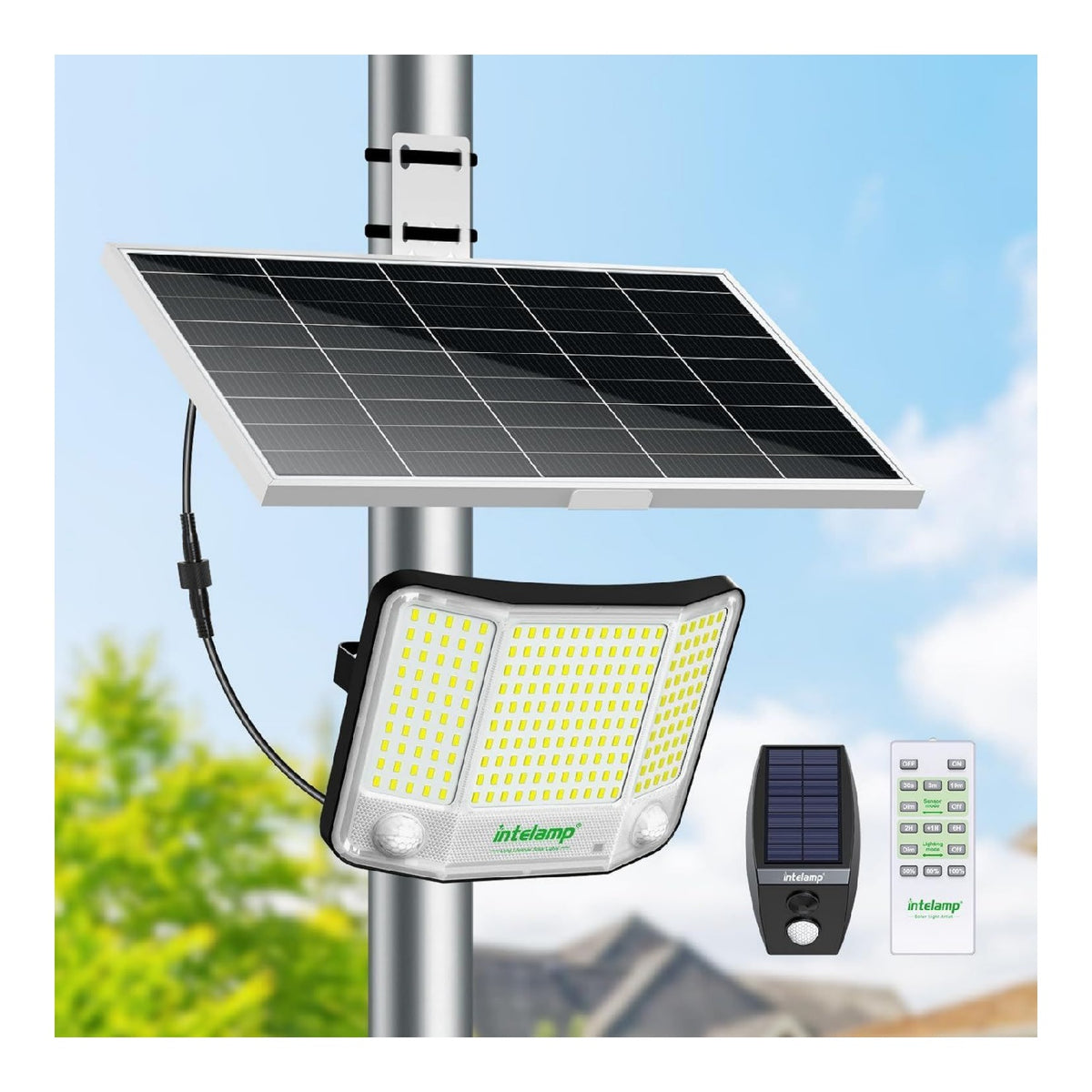 Luminaire Transparent aux lignes epurees avec eclairage confortable 300 W IP65