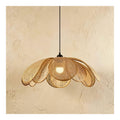 Suspension Ambre et Rouge a presence elegante et lumiere agreable E27 9Q-8198