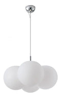 Solution lumineuse Blanc et Ambre au dessin sobre en format suspension E27 NC-9302