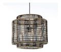 Suspension Noir et Ambre au style moderne avec conception fonctionnelle 60W E27 7W-9603