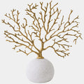 Escultura de coral abanico marino, lat¨®n
