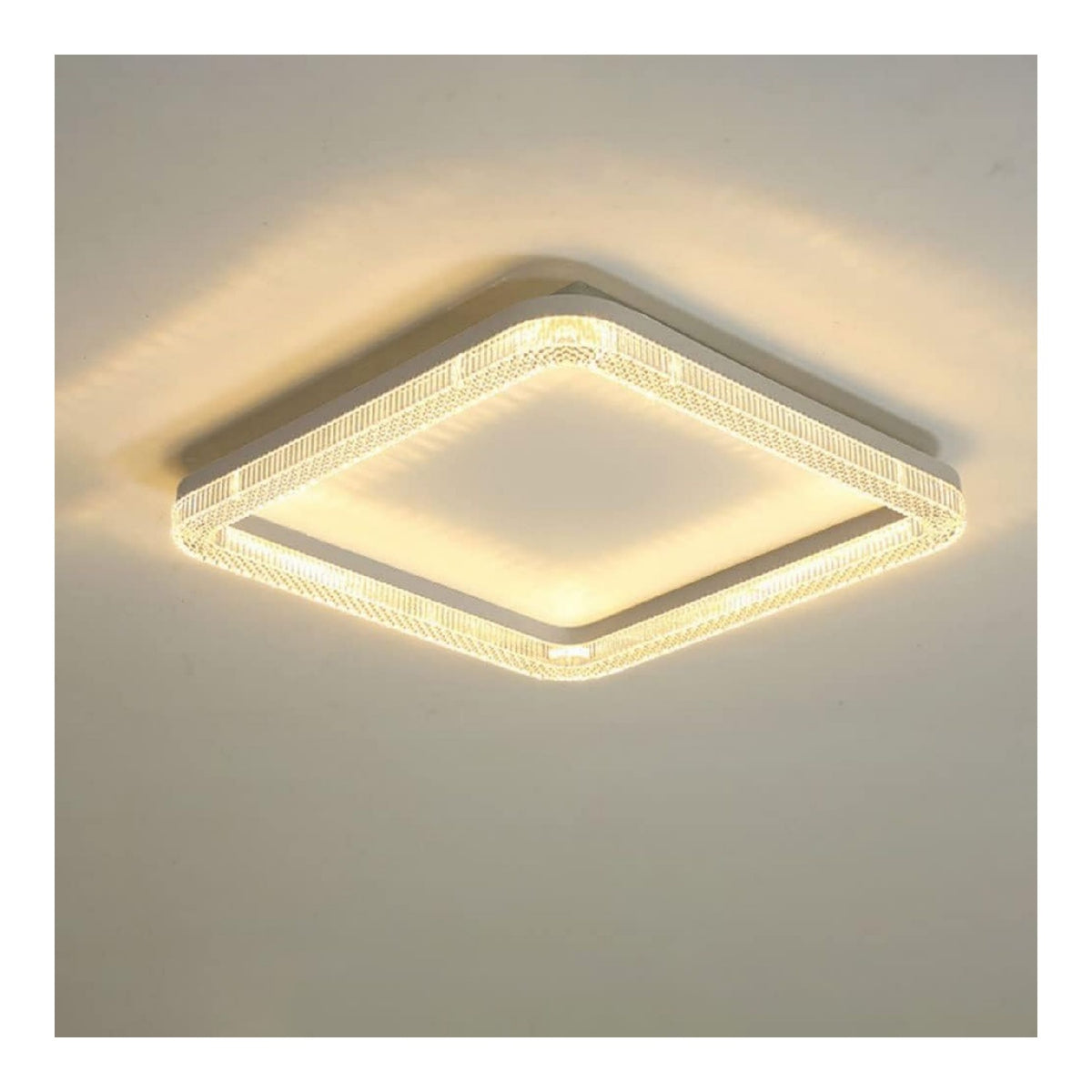 Eclairage Ambre contemporain en version plafonnier 36W