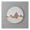 Applique murale Blanc et Ambre a presence elegante et lumiere agreable 15 W