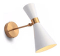 Luminaire Noir et Blanc a silhouette graphique de type applique murale J4-8760