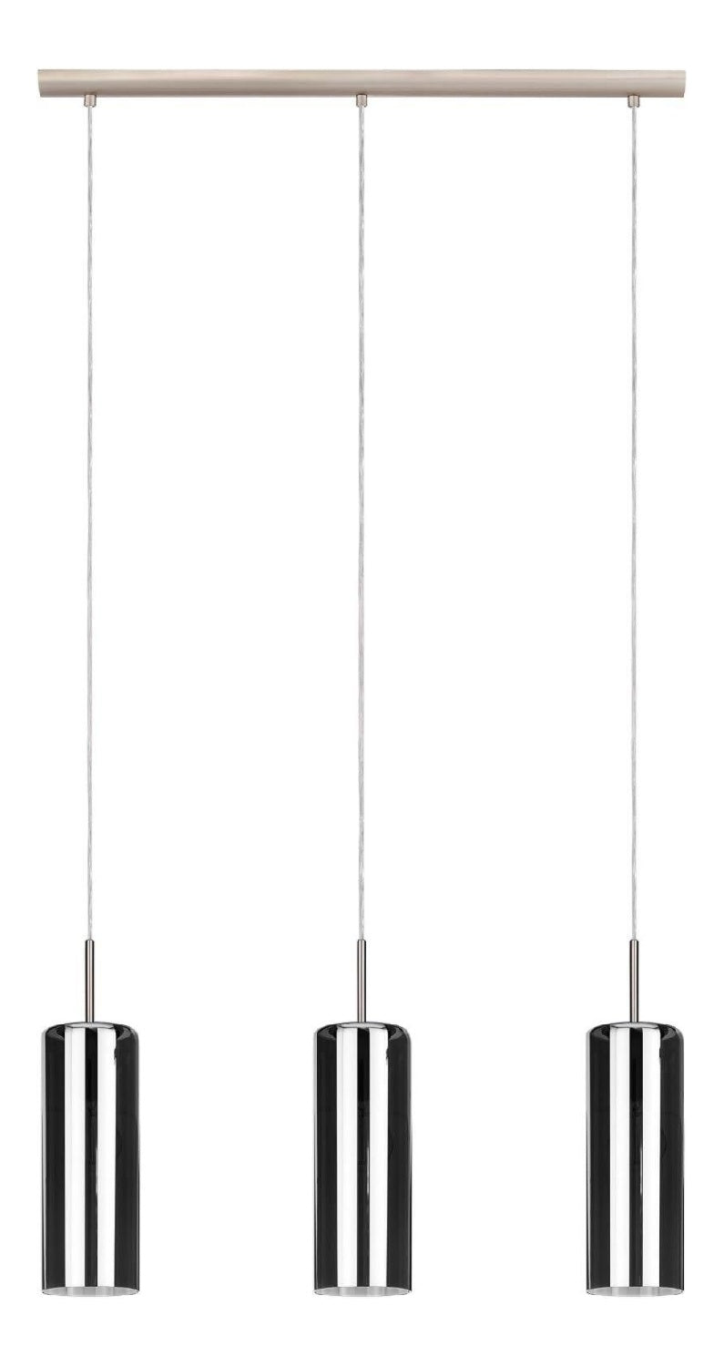 Suspension decoratif Argente avec diffusion lumineuse harmonieuse E27