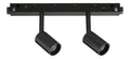 Rail de spots decoratif Noir avec diffusion lumineuse harmonieuse 05W 3000K