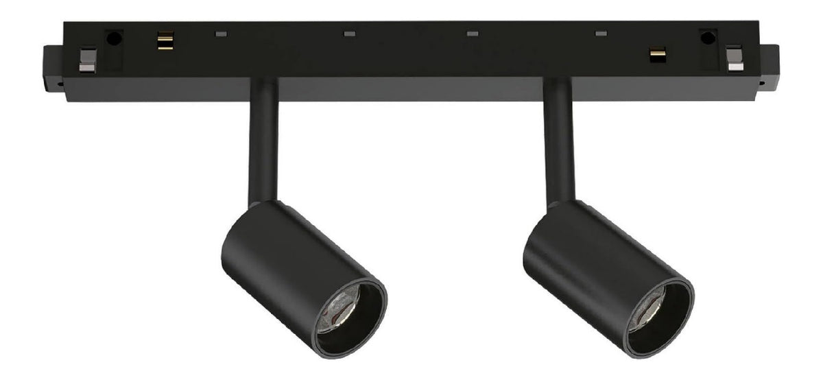 Rail de spots decoratif Noir avec diffusion lumineuse harmonieuse 05W 3000K