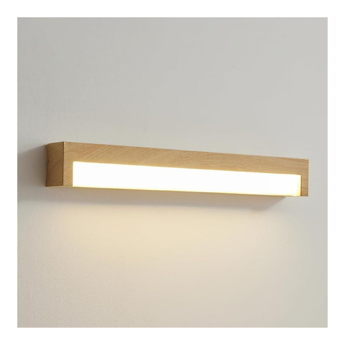 Solution lumineuse Blanc et Ambre au dessin sobre en format applique murale 6 W