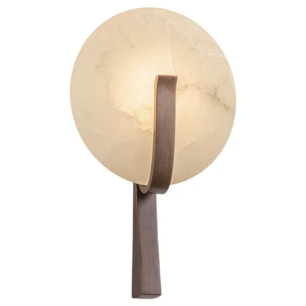 Aplique de pared Thira, bronce